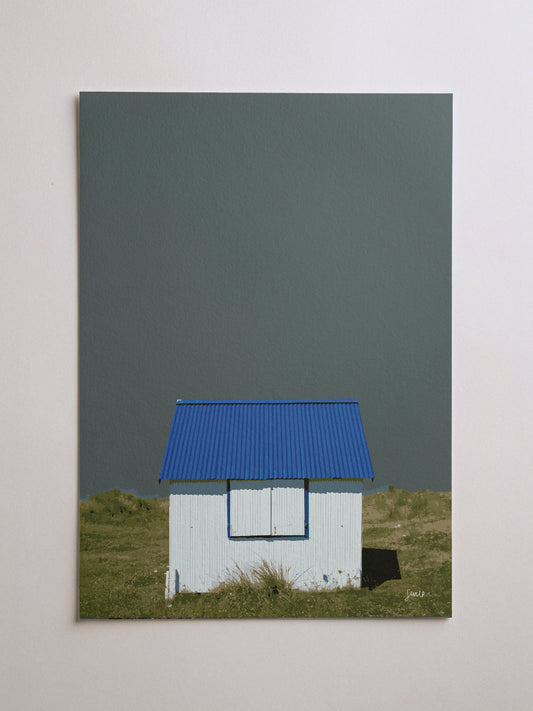 Blue Tin Roof Print
