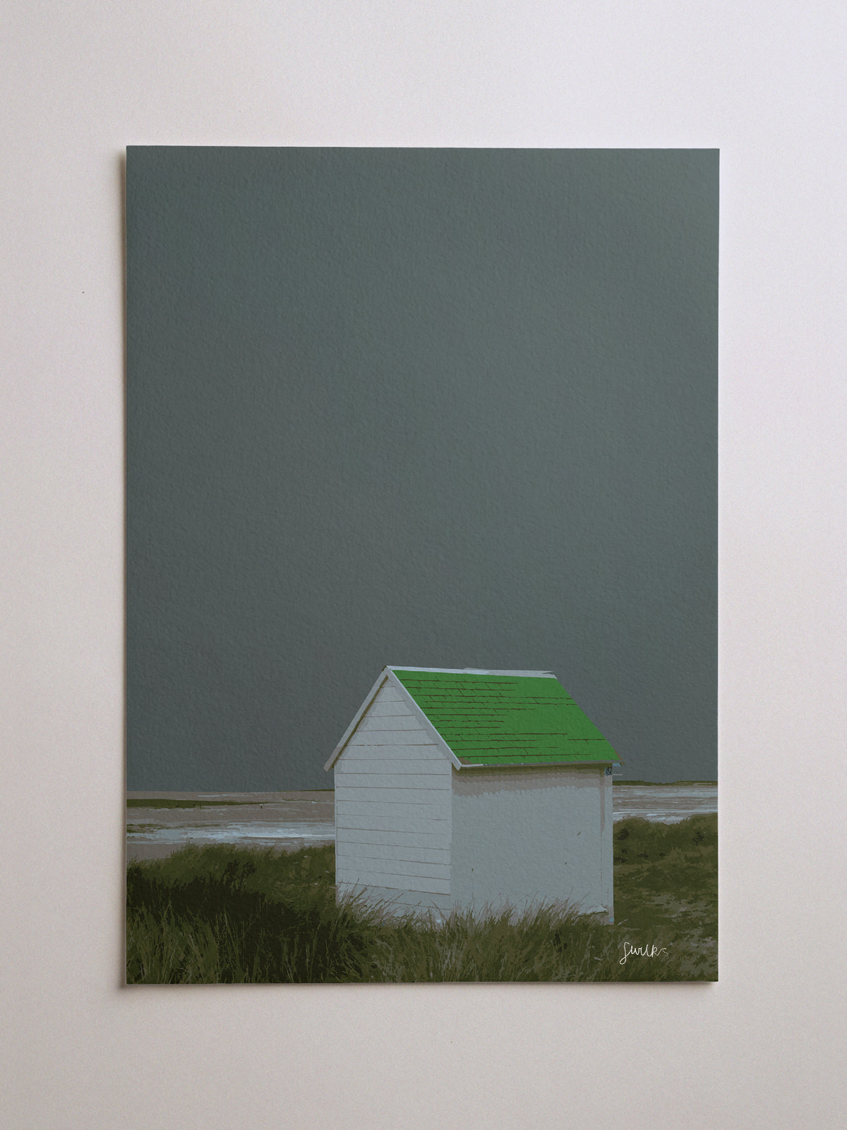 Green Tin Roof Print