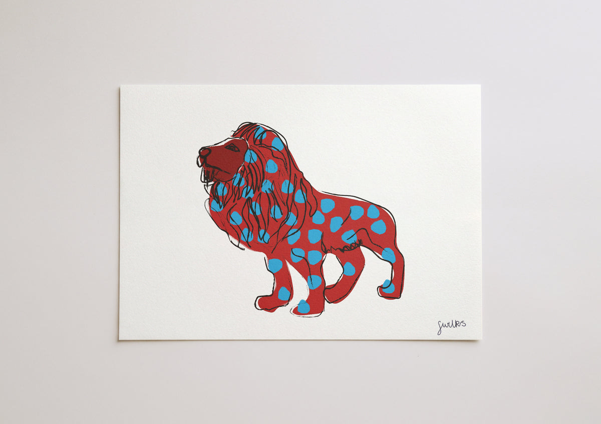 Spot Lion Print