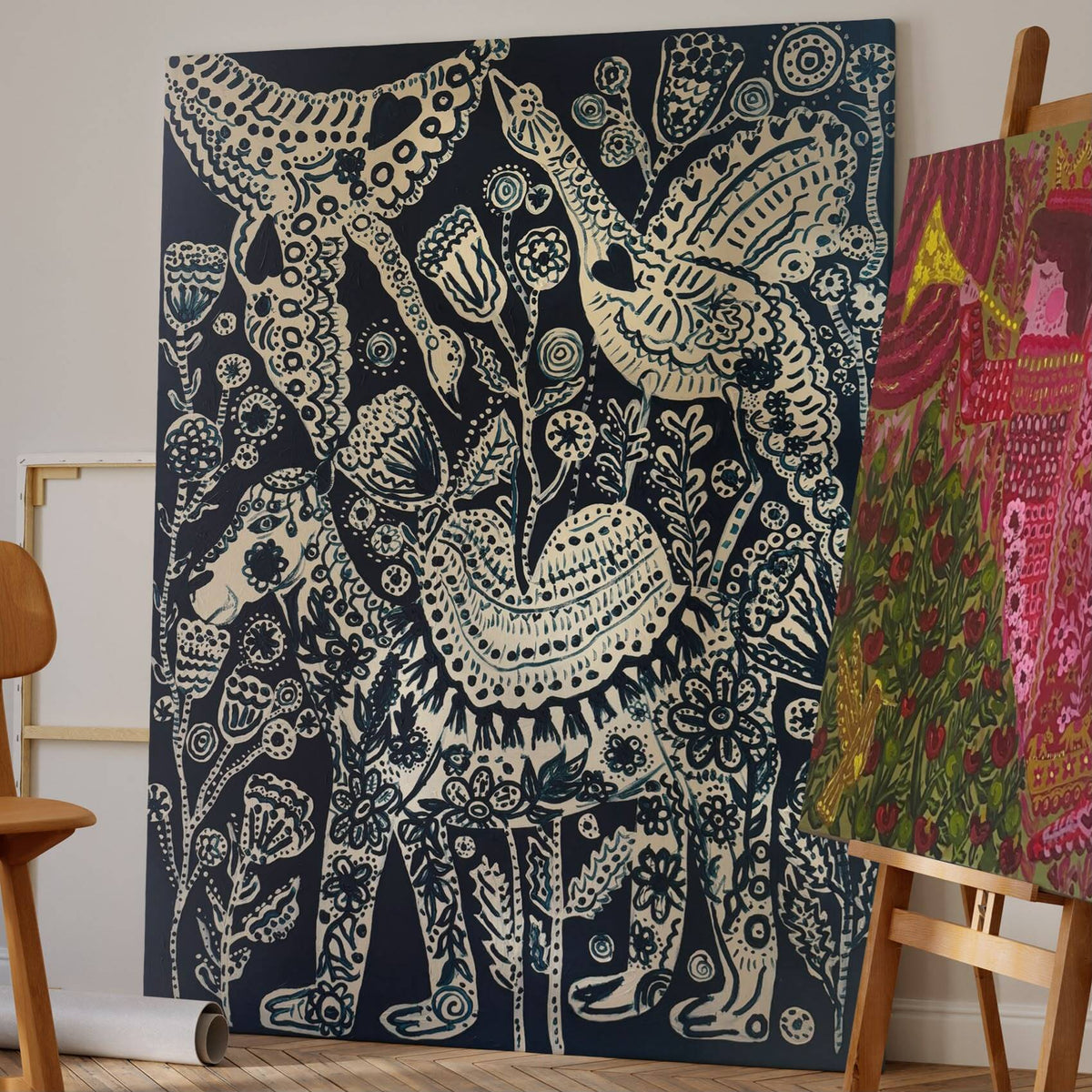 ACRYLIC PAINTINGS ON CANVAS