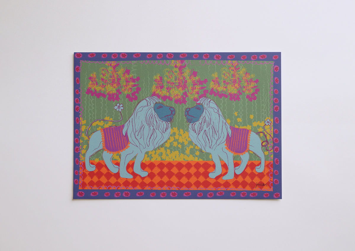 Grand Lions Print