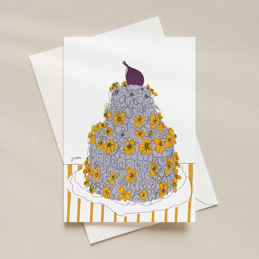 Lilac Cake Postcard