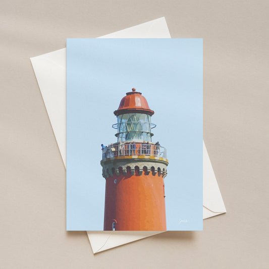 Red Lighthouse Postcard