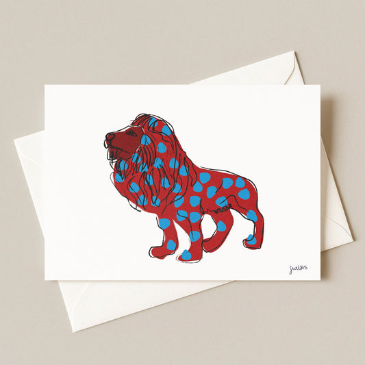 Spot Lion Postcard