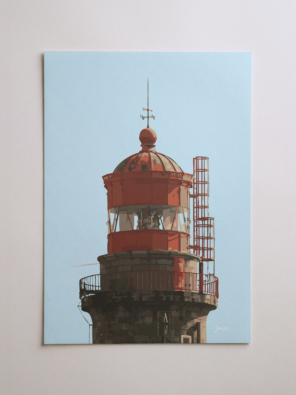 Stone Lighthouse Print